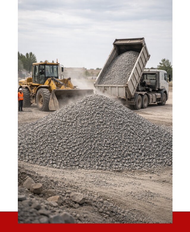 Купить щебень с доставкой в Стрежевом от 2549 руб. | ПРОНЕРУДСтж