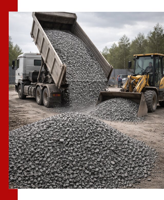 Доставка и продажа щебня гранитного в Стрежевом