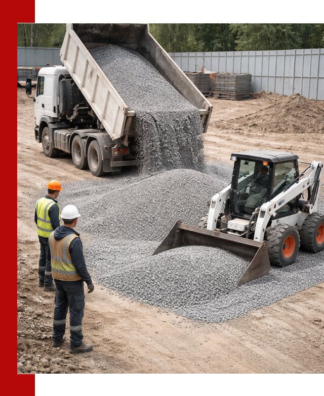 Доставка и продажа гранитного щебня фракции 0-5 в Стрежевом