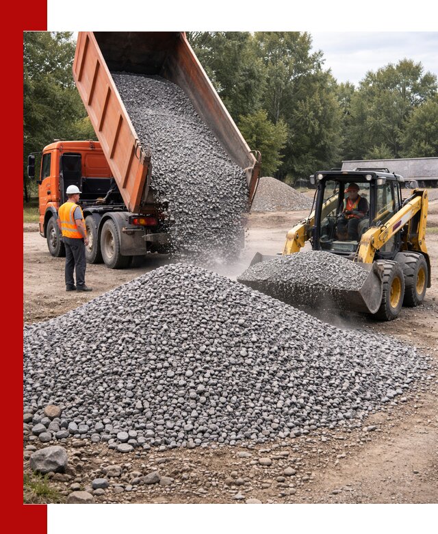 Купить гранитный щебень фракции 5–10 в Стрежевом с доставкой