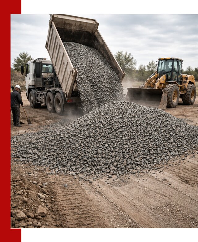 Гранитный щебень фракция 10-20 с доставкой в Стрежевом