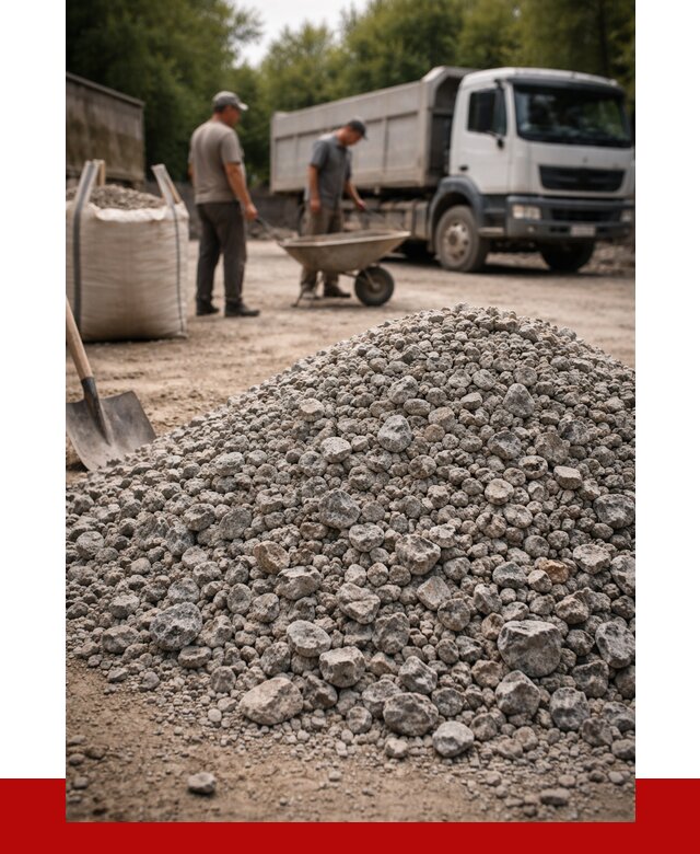 Гранитный щебень фракция 20-40 в Стрежевом от 3262 руб. ПРОНЕРУДСтж