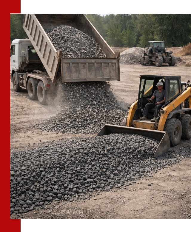 Гранитный щебень фракция 40-70 с доставкой в Стрежевом