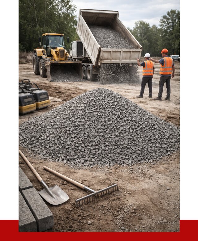 Гравийный щебень купить в Стрежевом от 2243 р. ПРОНЕРУДСтж