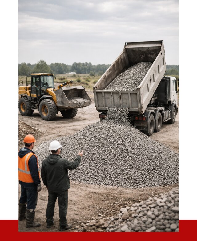гравийный щебень фракция 3-10 в Стрежевом от 3262 р. ПРОНЕРУДСтж