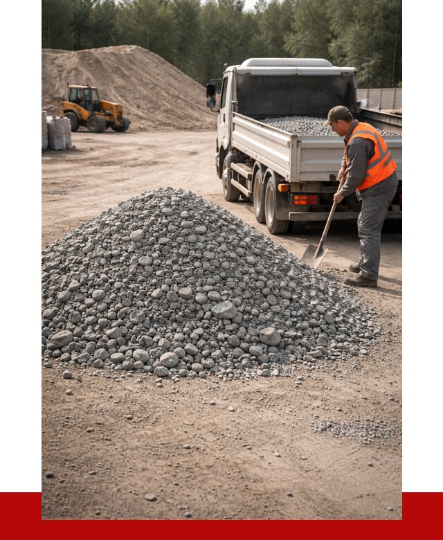 Гравийный щебень фракция 5-10 в Стрежевом от 2243 р. | ПРОНЕРУДСтж