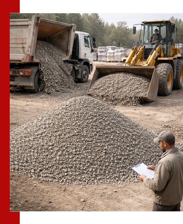 Гравийный щебень фракция 5–10 с доставкой в Стрежевом