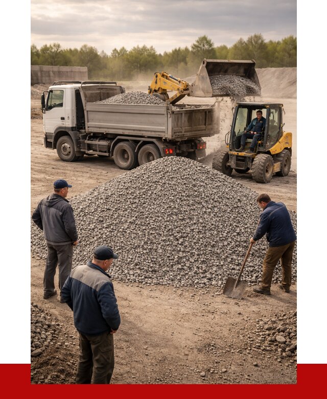 Гравийный щебень фракция 5-20 в Стрежевом от 2447 р. ПРОНЕРУДСтж