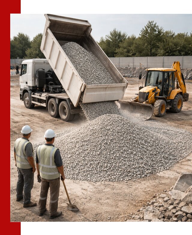 Купить известняковый щебень фракции 5–10 мм с доставкой в Стрежевом
