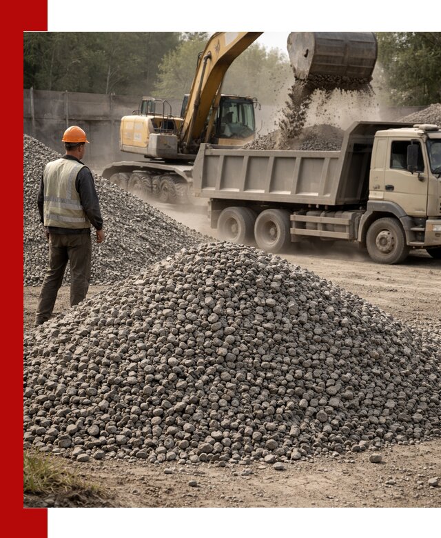 Шлаковый щебень фракция 5-20 с доставкой в Стрежевом
