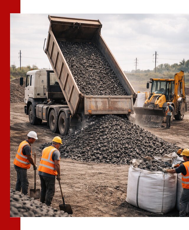 Шлаковый щебень фракция 40-70 с доставкой в Стрежевом