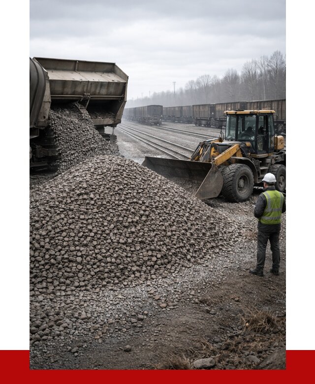 Купить железнодорожный щебень в Стрежевом от 2855 р. | ПРОНЕРУДСтж
