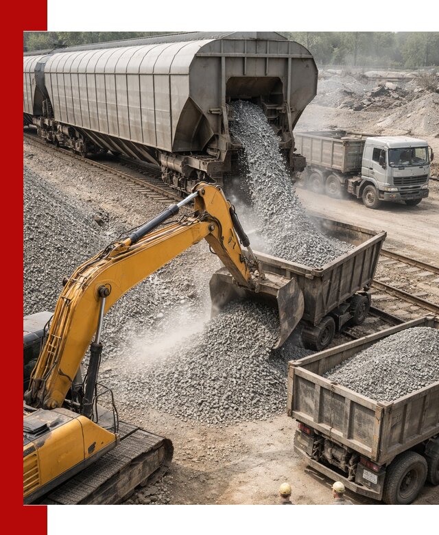 Доставка железнодорожного щебня в Стрежевом крупными партиями быстрого отгруза