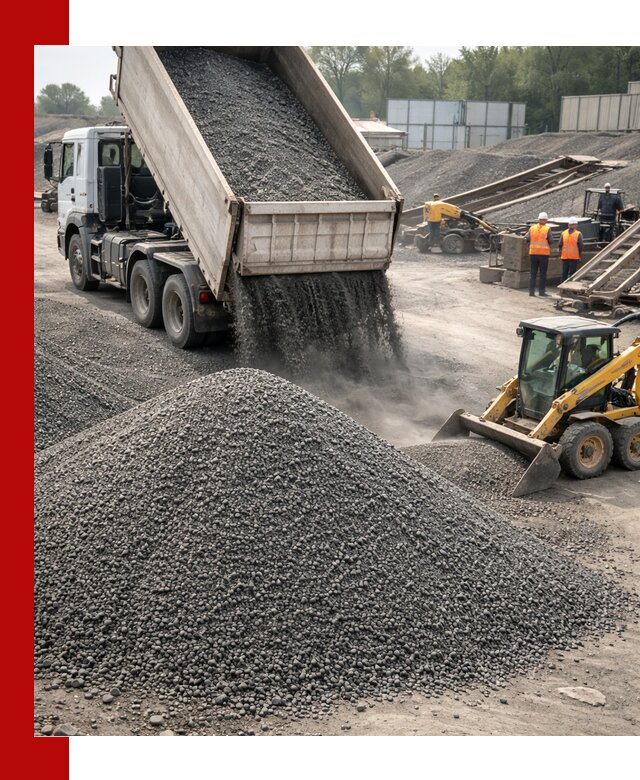 Вторичный щебень фракция 0–5 с доставкой в Стрежевом