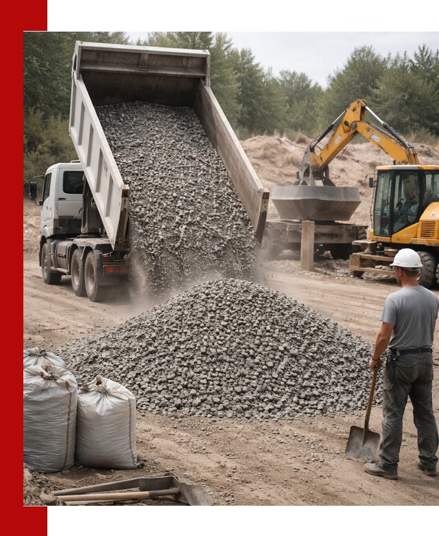 Доставка и продажа бетонного щебня в Стрежевом