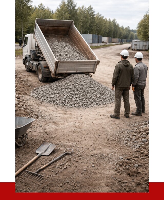 Бетонный щебень фракция 5-20 в Стрежевом от 3262 р., ПРОНЕРУДСтж