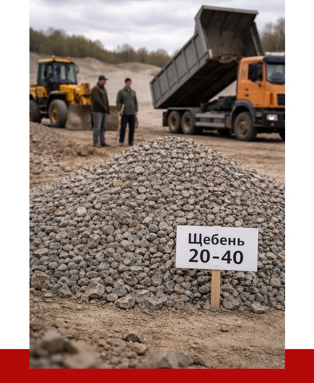 Бетонный щебень фракция 20-40 в Стрежевом от 2498 р. | ПРОНЕРУДСтж