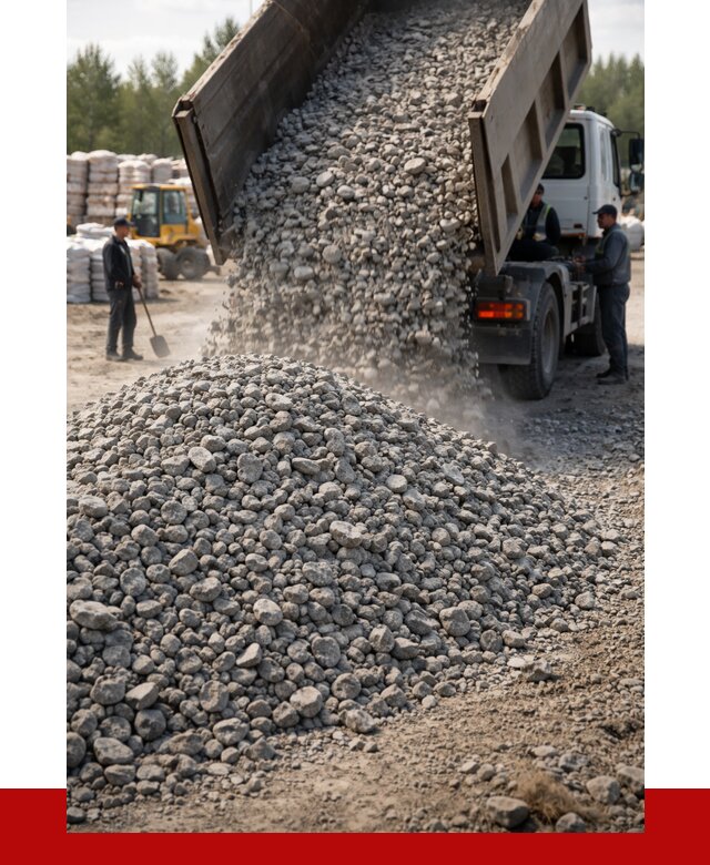 Бетонный щебень фракция 40-70 в Стрежевом от 1835 р. ПРОНЕРУДСтж