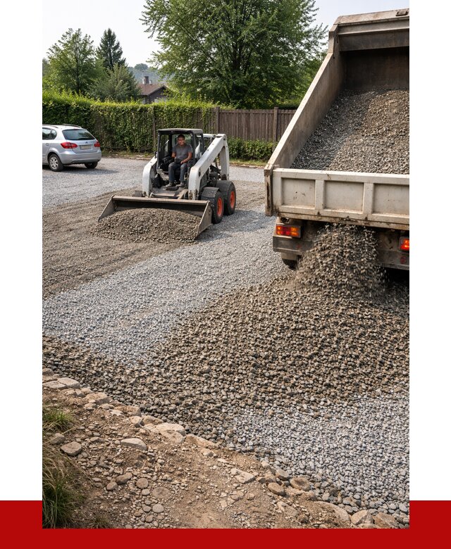 Щебень для парковки в Стрежевом с доставкой от 1223 р.| ПРОНЕРУДСтж