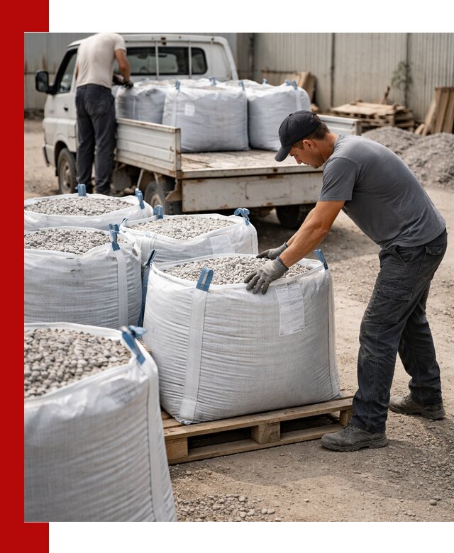 Доставка щебня в мешках по выгодным ценам в Стрежевом