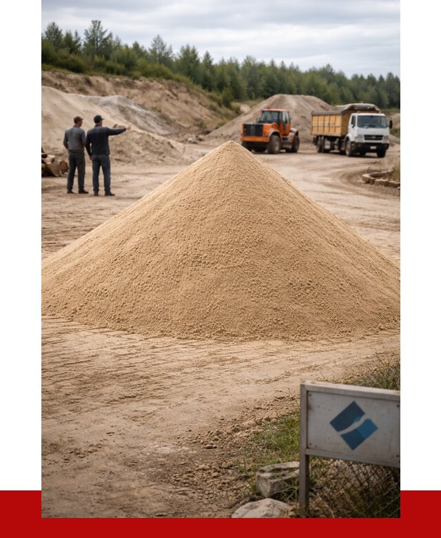 Карьерный песок навалом в Стрежевом от 1835 р. | ПРОНЕРУДСтж