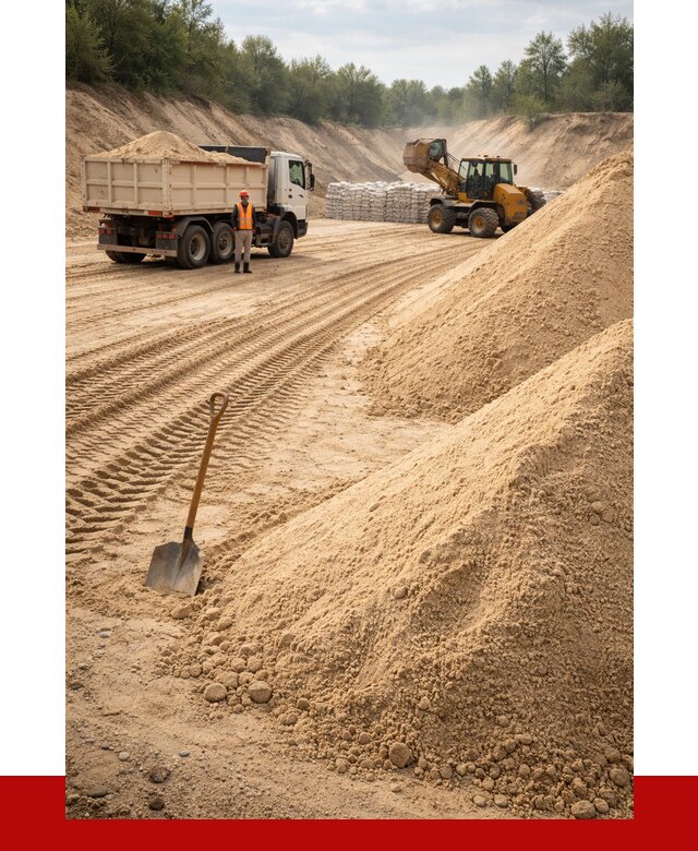 Карьерный песок мелкозернистый в Стрежевом от 9176 р. | ПРОНЕРУДСтж