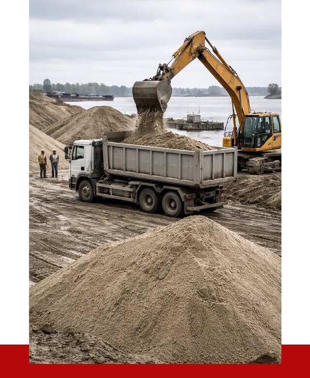 Купить речной песок навалом в Стрежевом от 1835 р., ПРОНЕРУДСтж