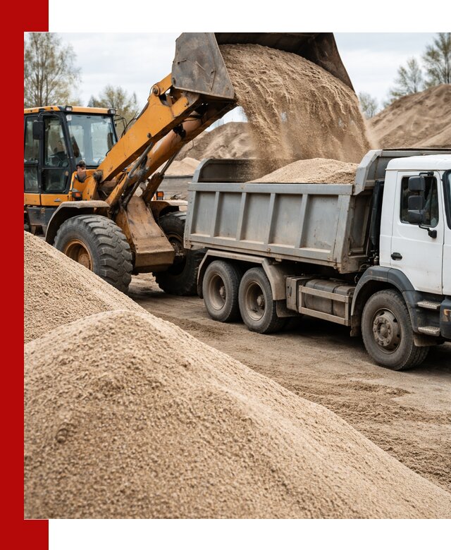 Доставка сеяного песка в Стрежевом оптом и в розницу