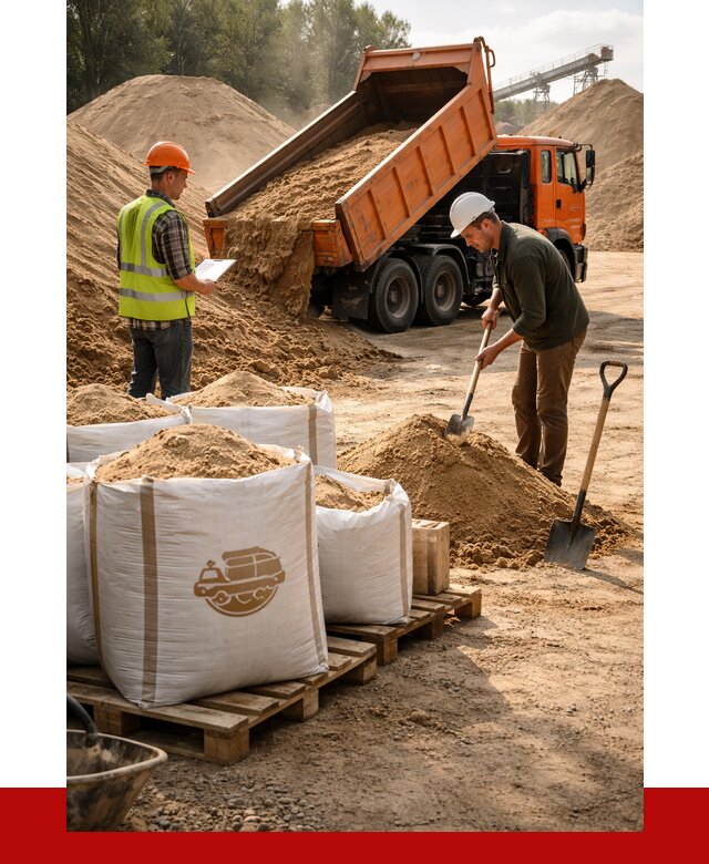 Строительный песок в Стрежевом от 2243 р. с доставкой, ПРОНЕРУДСтж