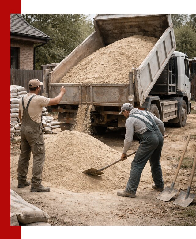 Песок для штукатурки с доставкой в Стрежевом качественный и чистый