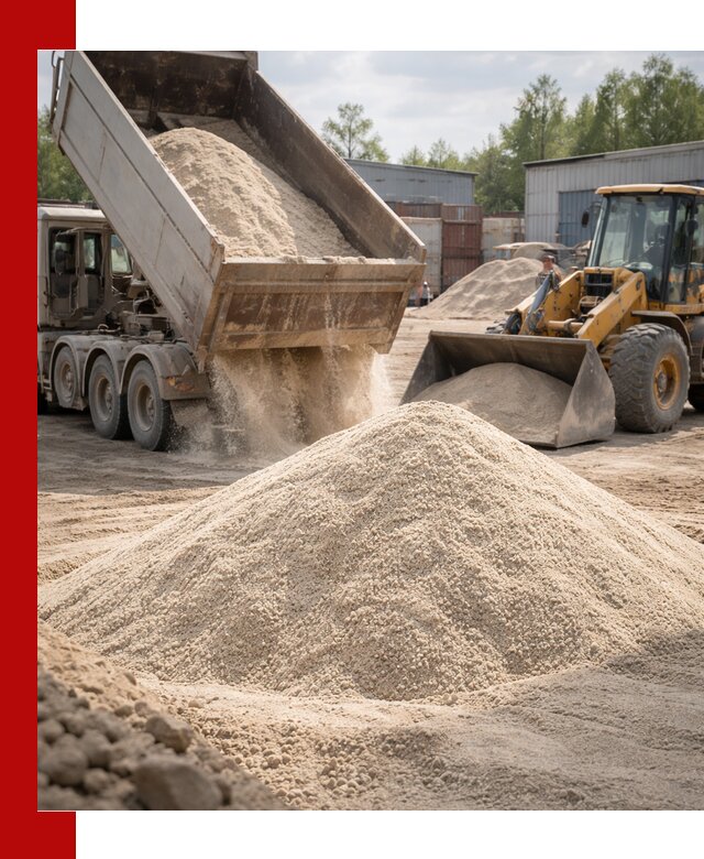 Кварцевый песок с доставкой в Стрежевом для строительных работ