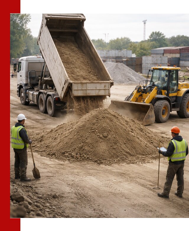 Доставка и продажа пескогрунта оптом и в розницу в Стрежевом