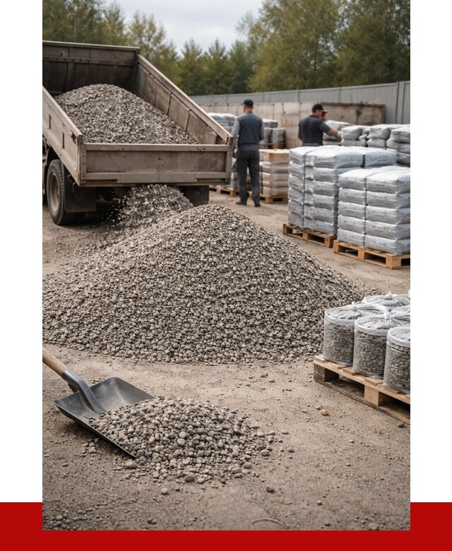 Гравий фракция 5-20 в Стрежевом купить от 2345 р. ПРОНЕРУДСтж