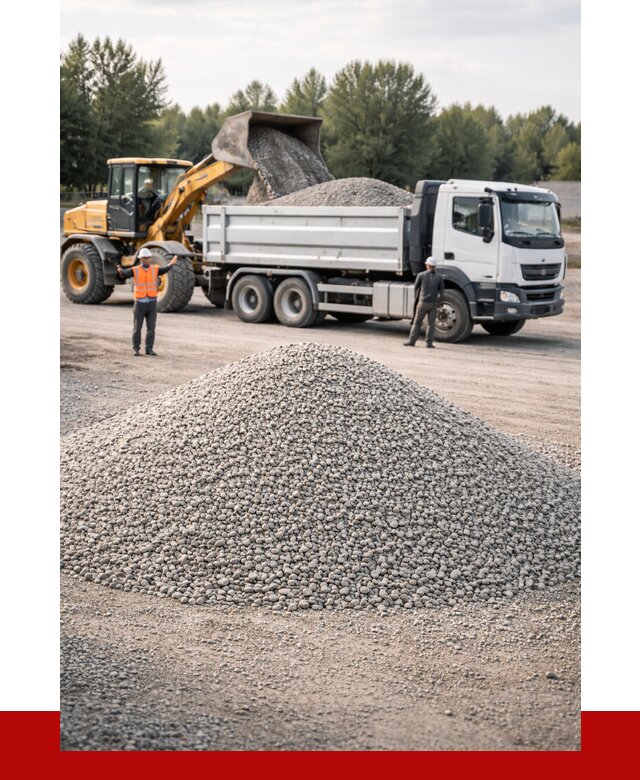 Купить мытый гравий в Стрежевом от 3568 р, доставка ПРОНЕРУДСтж