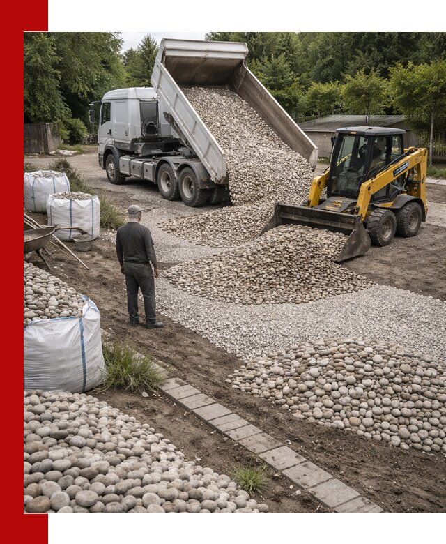 Доставка морской гальки оптом и в розницу в Стрежевом
