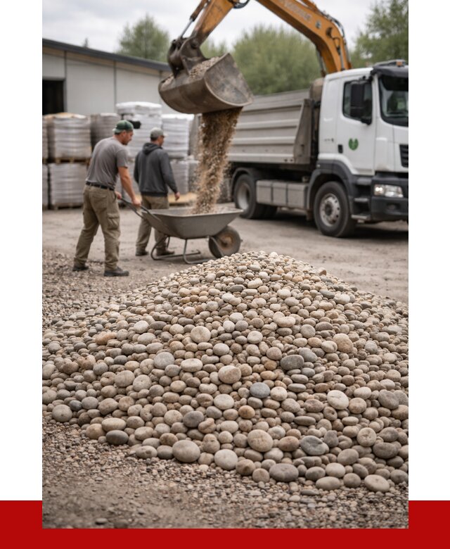 Галька декоративная в Стрежевом от 3262 р. за куб | ПРОНЕРУДСтж