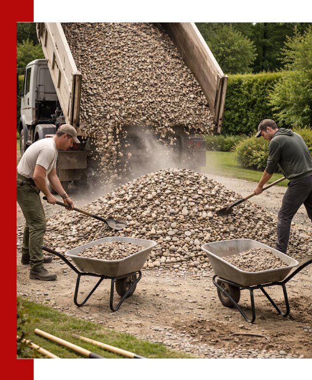 Доставка и продажа декоративной гальки в Стрежевом