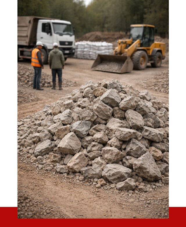 Купить бутовый камень с доставкой в Стрежевом от 2345 р. | ПРОНЕРУДСтж