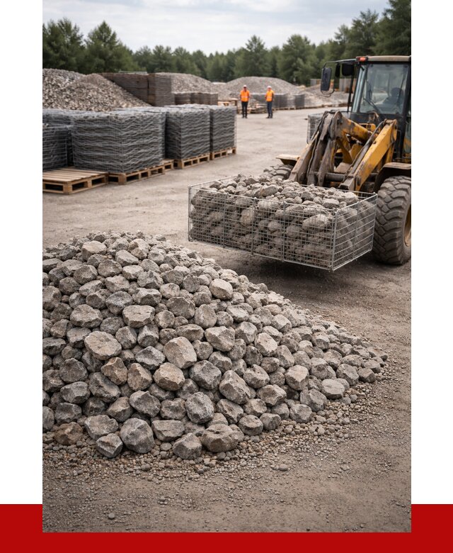 Камень для габионов фракция 70-150 в Стрежевом от 4282 р. | ПРОНЕРУДСтж