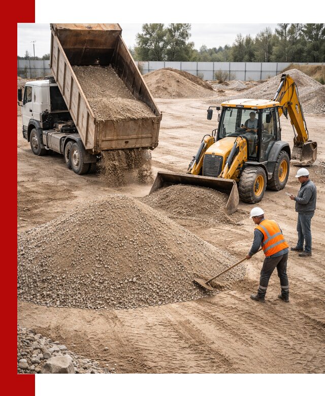 Поставка и доставка ПГС С4 в мешках и самосвалах в Стрежевом