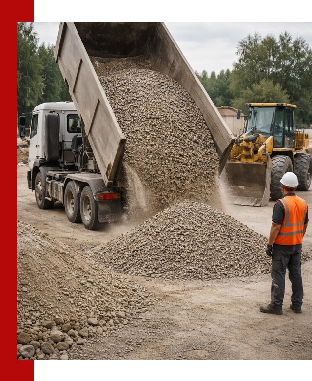 Доставка щпс в Стрежевом — щебеночно-песчаная смесь под заборы и дорожки