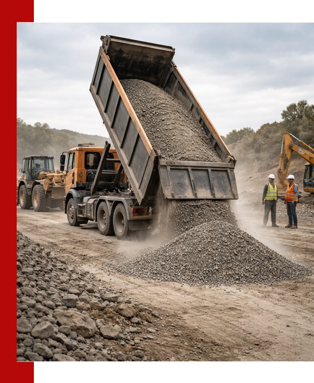 Щебёночно-песчаная смесь ЩПС С1 с доставкой в Стрежевом