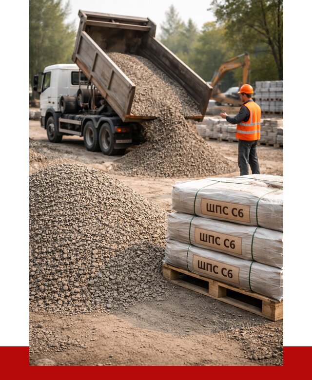 ЩПС С6 в Стрежевом с доставкой от 2243 р. за куб | ПРОНЕРУДСтж