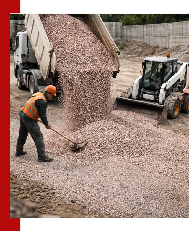 Крошка розовый гранит с доставкой в Стрежевом от производителя