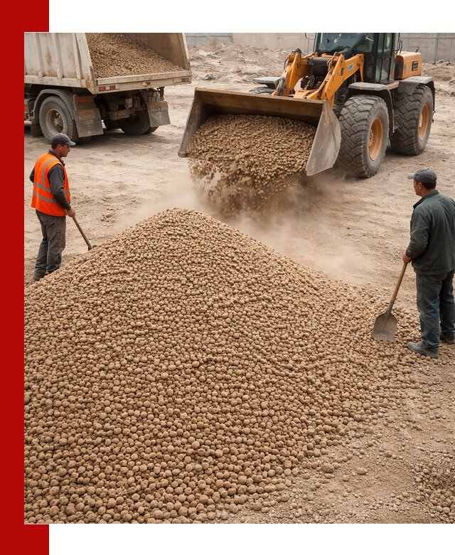 Керамзит фракция 10-20 с доставкой в Стрежевом