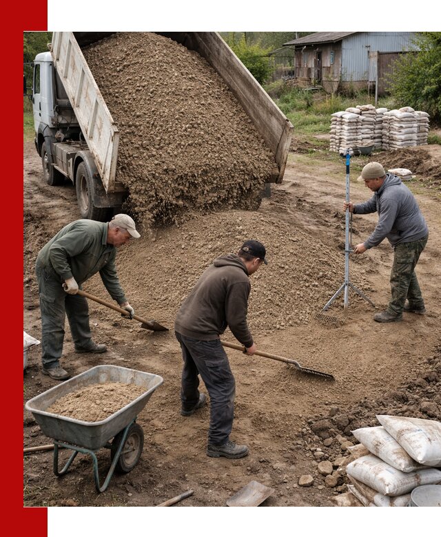 Керамзитовый песок с доставкой в Стрежевом оптом и в розницу