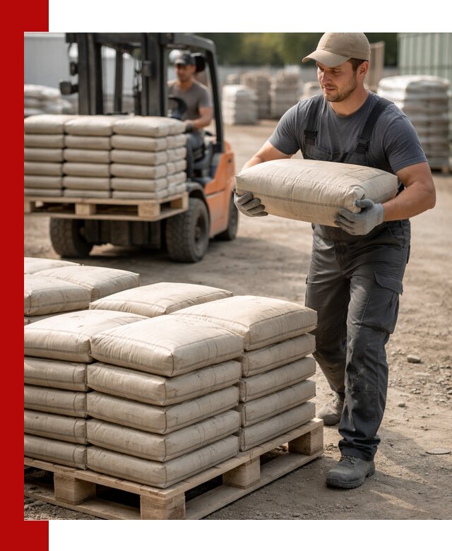 Доставка цемента в мешках оптом и в розницу в Стрежевом