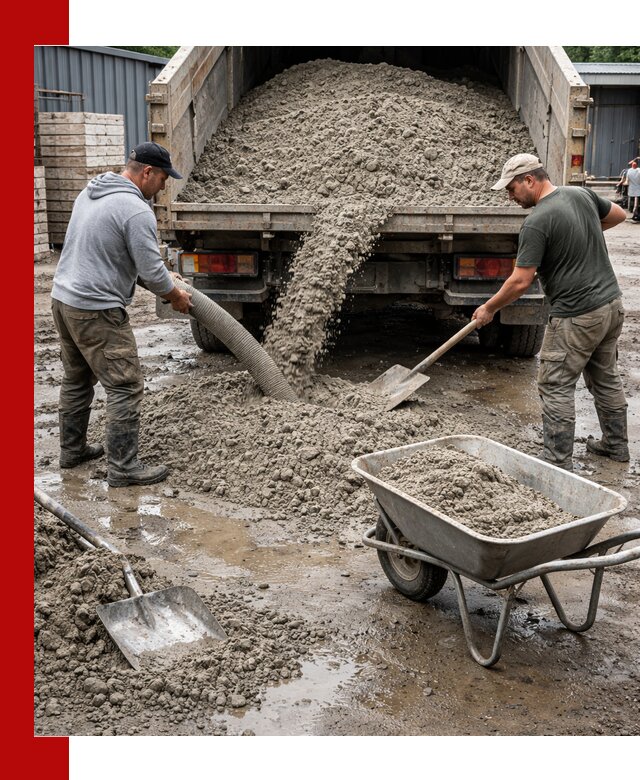 Цементно-песчаная смесь М150 доставка в Стрежевом