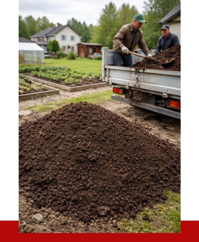Плодородный грунт в Стрежевом с доставкой от 4282 р. | ПРОНЕРУДСтж