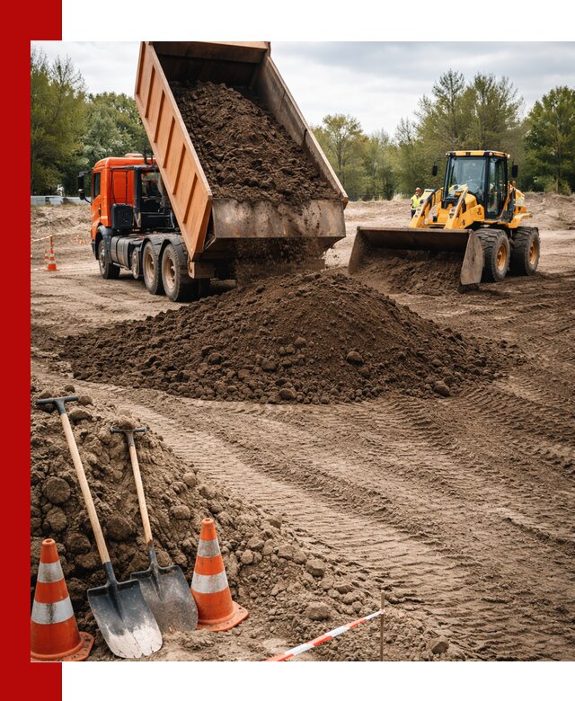 Поставка и доставка планировочного грунта в Стрежевом
